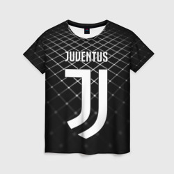 Женская футболка 3D Juventus stripes style