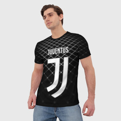 Мужская футболка 3D Juventus stripes style - фото 2