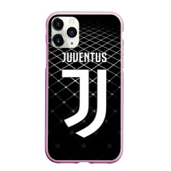 Чехол для iPhone 11 Pro Max матовый Juventus stripes style