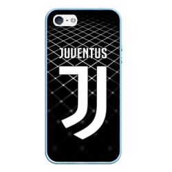 Чехол для iPhone 5/5S матовый Juventus stripes style