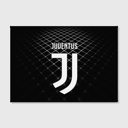 Холст прямоугольный Juventus stripes style, цвет 3D печать - фото 2