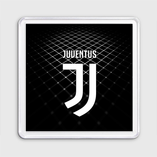 Магнит 55*55 Juventus stripes style