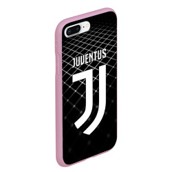 Чехол для iPhone 7Plus/8 Plus матовый Juventus stripes style - фото 2