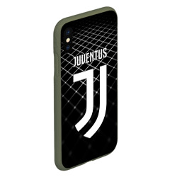 Чехол для iPhone XS Max матовый Juventus stripes style - фото 2