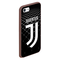 Чехол для iPhone 5/5S матовый Juventus stripes style - фото 2