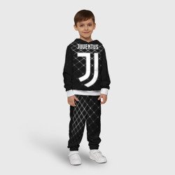 Детский костюм с толстовкой 3D Juventus stripes style - фото 2