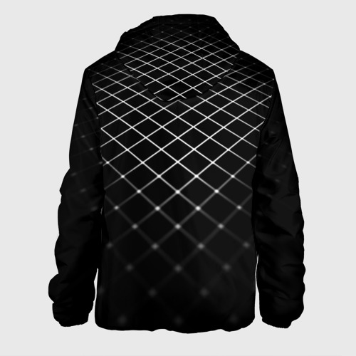 Мужская куртка 3D с принтом JUVENTUS STRIPES STYLE, вид сзади #1