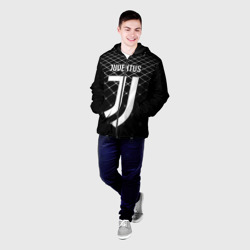 Мужская куртка 3D Juventus stripes style - фото 2