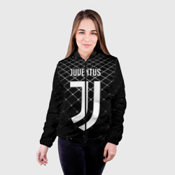 Женская куртка 3D Juventus stripes style - фото 2