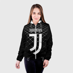 Женская куртка 3D Juventus stripes style - фото 2