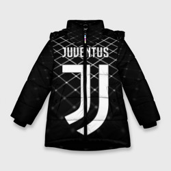 Зимняя куртка для девочек 3D Juventus stripes style