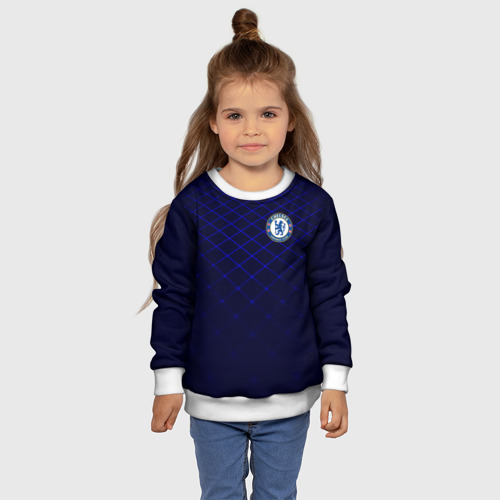 Детский свитшот 3D Chelsea 2018 Uniform, цвет 3D печать - фото 7