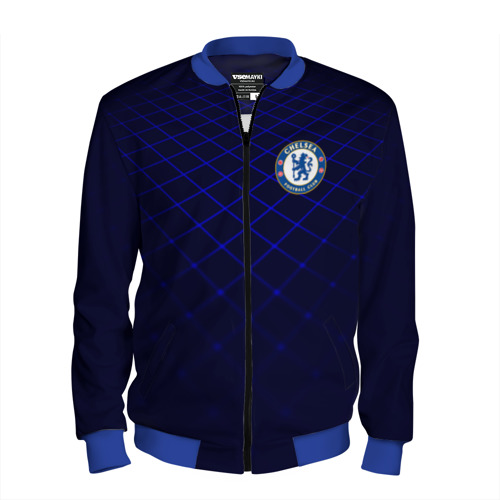 Мужской бомбер 3D Chelsea 2018 Uniform, цвет синий