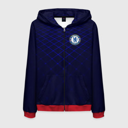 Мужская толстовка 3D на молнии Chelsea 2018 Uniform