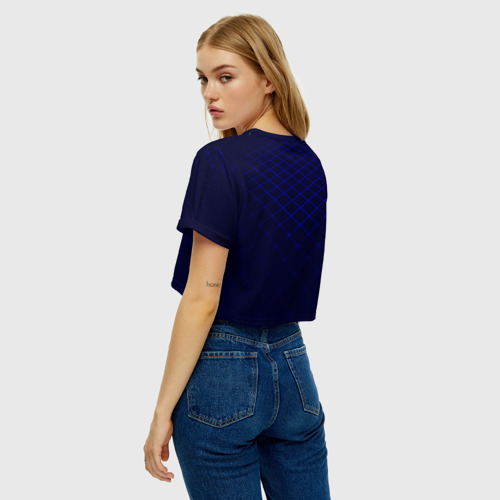 Женская футболка Crop-top 3D Chelsea 2018 Uniform, цвет 3D печать - фото 5