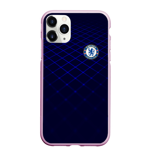 Чехол для iPhone 11 Pro Max матовый Chelsea 2018 Uniform, цвет розовый