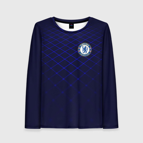 Женский лонгслив 3D Chelsea 2018 Uniform Фото 01 Женский лонгслив 3D Chelsea 2018 Uniform Фото 01