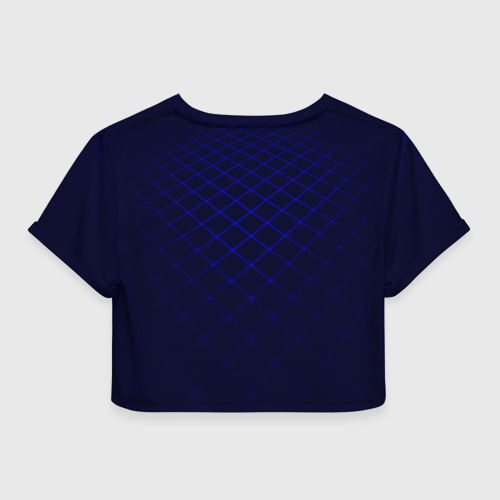 Женская футболка Crop-top 3D Chelsea 2018 Uniform, цвет 3D печать - фото 2