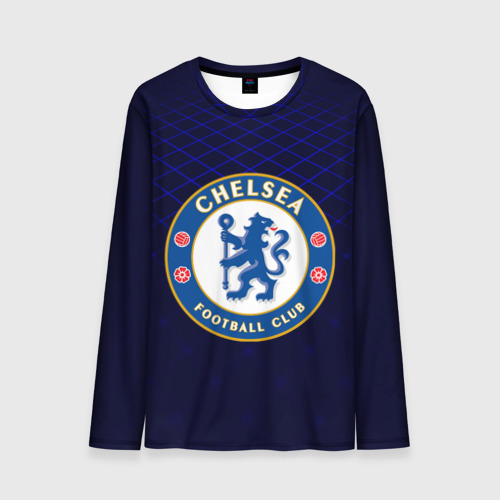 Мужской лонгслив 3D Chelsea 2018 Uniform, цвет 3D печать