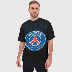 Мужская футболка oversize 3D PSG 2018 Line - фото 2