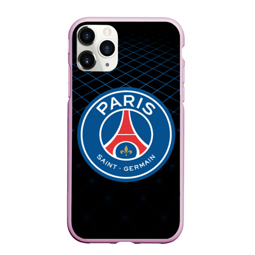 Чехол для iPhone 11 Pro Max матовый PSG 2018 Line, цвет розовый