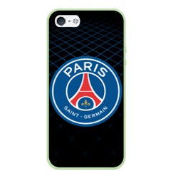 Чехол для iPhone 5/5S матовый PSG 2018 Line