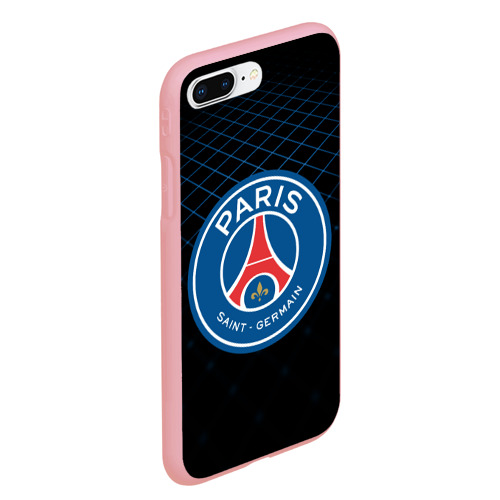 Чехол для iPhone 7Plus/8 Plus матовый PSG 2018 Line, цвет баблгам - фото 3