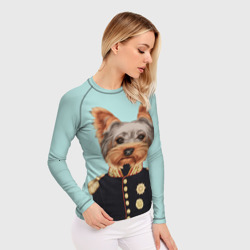 Женский рашгард 3D Йоркширский терьер в форме - фото 2