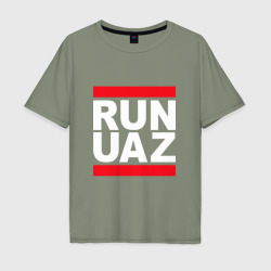 Мужская футболка хлопок Oversize Run UAZ