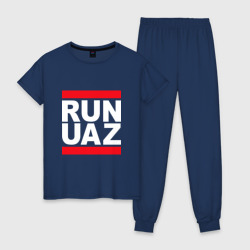 Женская пижама хлопок Run UAZ