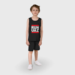 Детская пижама с шортами хлопок Run UAZ - фото 2