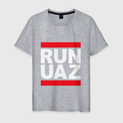 Мужская футболка хлопок Run UAZ