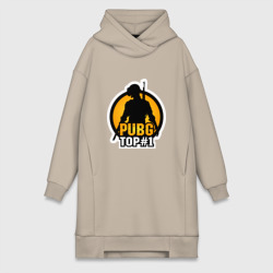 Платье-худи хлопок PUBG Top 1