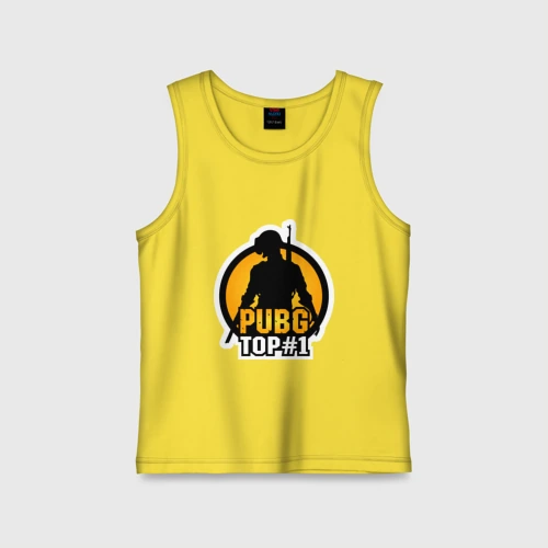 Детская майка хлопок PUBG Top 1