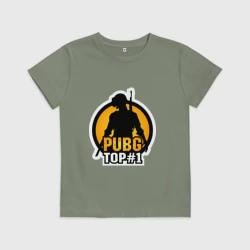 Детская футболка хлопок PUBG Top 1