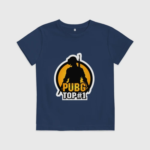 Детская футболка хлопок PUBG Top 1