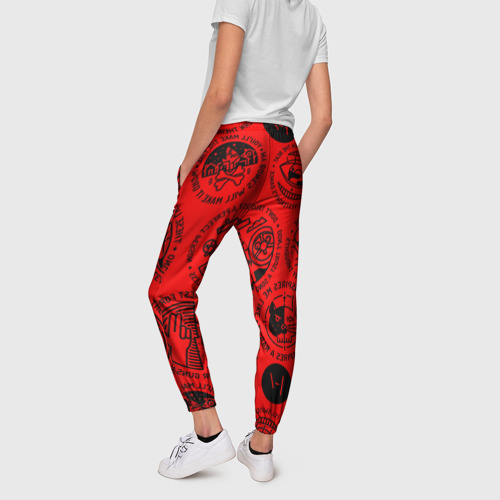 Женские брюки 3D Twenty One Pilots, цвет 3D печать - фото 4