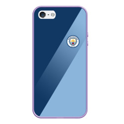 Чехол для iPhone 5/5S матовый Манчестер сити Manchester city