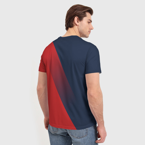 Мужская футболка 3D FC Bayern 2018 Элитная, цвет 3D печать - фото 4