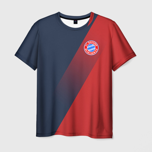 Мужская футболка 3D FC Bayern 2018 Элитная, цвет 3D печать