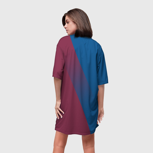 Платье-футболка 3D PSG элитная униформа ПСЖ, цвет 3D печать - фото 4