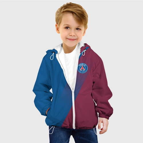 Детская куртка 3D PSG элитная униформа ПСЖ, цвет белый - фото 3