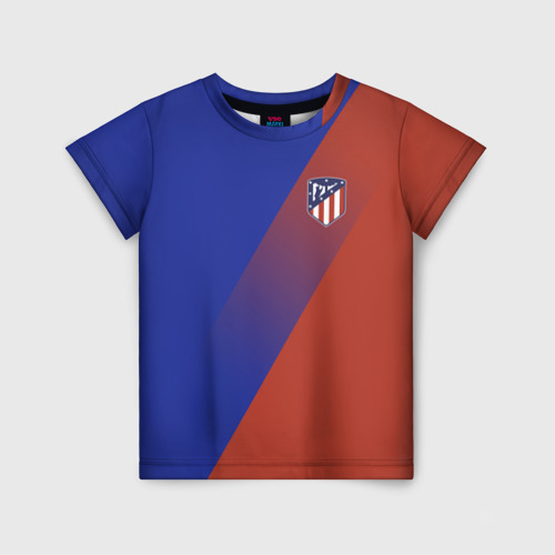 Детская футболка 3D Atletico Madrid 2018 Элитная, цвет 3D печать