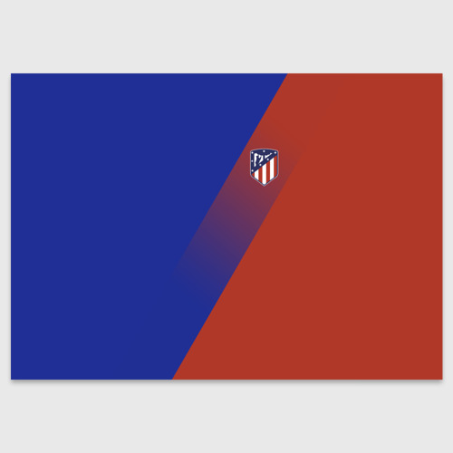 Поздравительная открытка Atletico Madrid 2018 Элитная, цвет белый