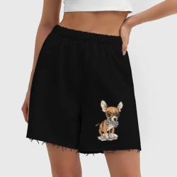 Женские шорты oversize футер хлопок Чихуахуа 3 - фото 2