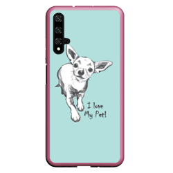 Чехол для Honor 20 I love my pet