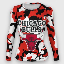 Женский рашгард 3D Chicago bulls Чикаго буллс