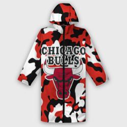 Мужской дождевик 3D Chicago bulls Чикаго буллс