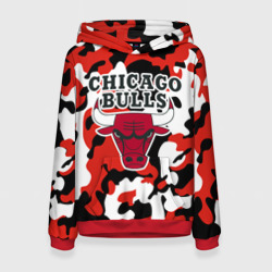 Женская толстовка 3D Chicago bulls Чикаго буллс