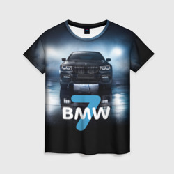 Женская футболка 3D BMW 7 series